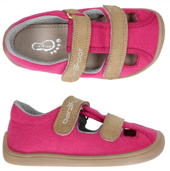 3F Bar3foot - ELF Sandal Vegan - Rosa