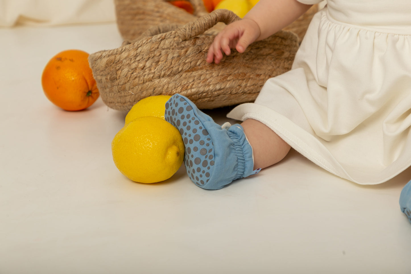 Baby Booties - Blue Marshmallow (Verão)