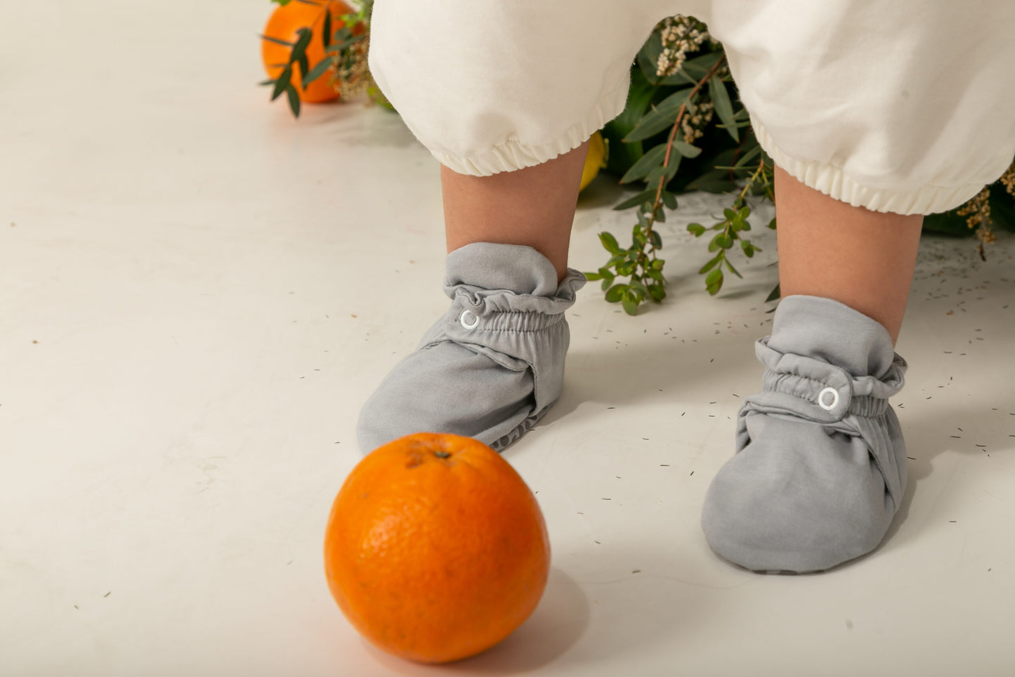 Baby Booties - Silver Macaron (Verão)